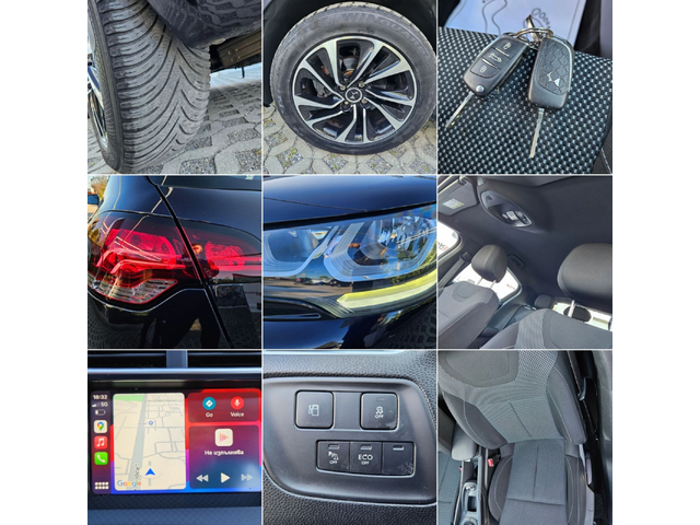 Citroen DS4 1.6HDI-120кс= 6СK= FACE= CAR PLAY= 181.000km - автомобили, коли, обяви за нови и употребявани 16