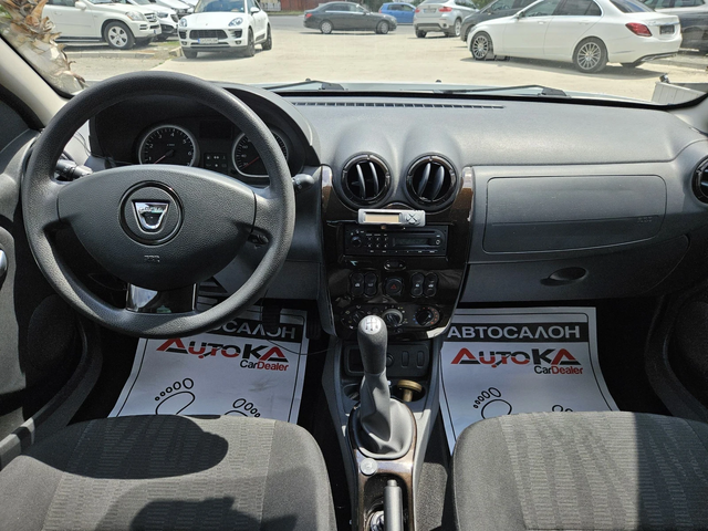 Dacia Duster 1.6I-105кс= ФАБРИЧНА ГАЗ= ПАРКТРОНИК= КЛИМАТИК - автомобили, коли, обяви за нови и употребявани 11