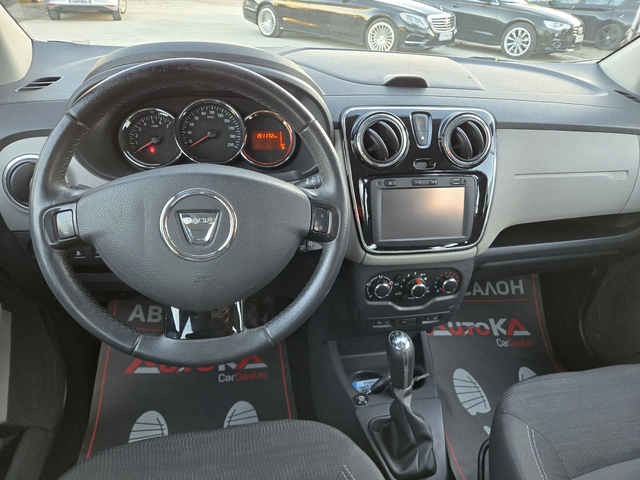 Dacia Lodgy 1.6i-85kc= 7МЕСТА= ГАЗ= НАВИ= PRESTIGE= 191.000km - автомобили, коли, обяви за нови и употребявани 10