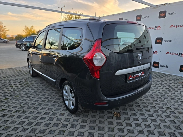 Dacia Lodgy 1.6i-85kc= 7МЕСТА= ГАЗ= НАВИ= PRESTIGE= 191.000km - автомобили, коли, обяви за нови и употребявани 4