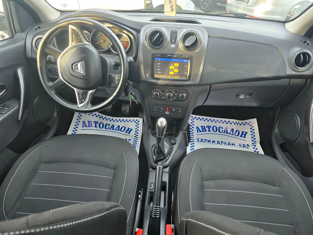 Dacia Logan STEPWAY-1.5DCI-FACE-ЕВРО 6В-НАВИГАЦИЯ - автомобили, коли, обяви за нови и употребявани 12