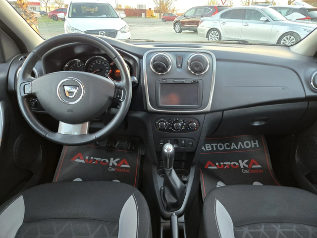 Dacia Sandero STEPWAY= 1.5DCI-90кс= NAVI= PRESTIGE= EURO 5B - автомобили, коли, обяви за нови и употребявани 11