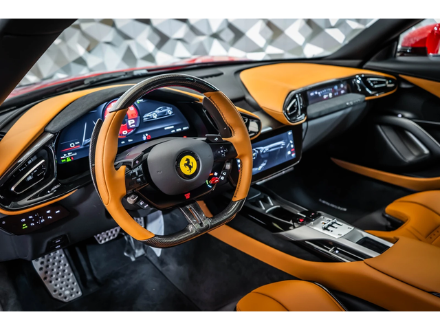 Ferrari 812 Superfast 12 Cilindri Rosso Corsa / Cuoio interior - автомобили, коли, обяви за нови и употребявани 7