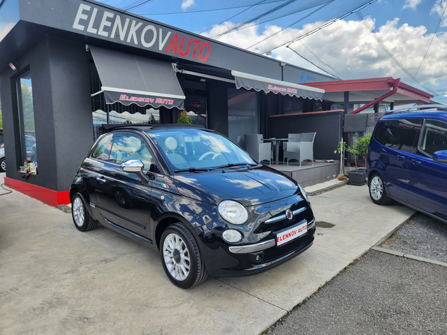 Fiat 500 CABRIO 1.4i-100к.с- EURO 5b -КЛИМАТИК-ШВЕЙЦАРИЯ - автомобили, коли, обяви за нови и употребявани 0