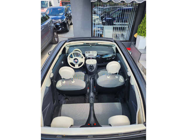 Fiat 500 CABRIO 1.4i-100к.с- EURO 5b -КЛИМАТИК-ШВЕЙЦАРИЯ - автомобили, коли, обяви за нови и употребявани 11