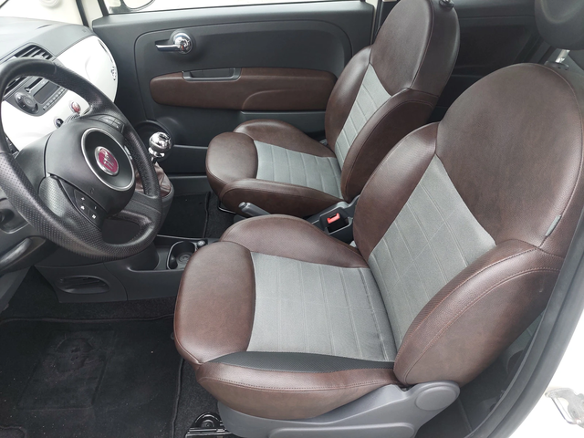 Fiat 500 1, 3D LOUNGE+ КОЖА - автомобили, коли, обяви за нови и употребявани 6