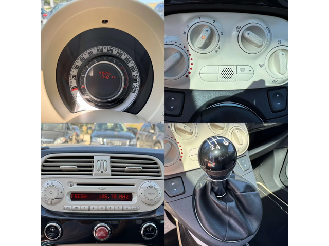 Fiat 500 1.2* 70ps* GAS* 97хл.км* КЛИМАТИК - автомобили, коли, обяви за нови и употребявани 12