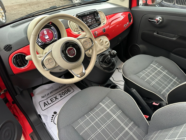 Fiat 500 Cabrio Facelift 1.2i - автомобили, коли, обяви за нови и употребявани 4