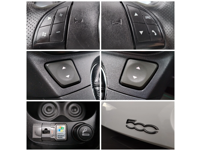 Fiat 500 1.2i-70к.с/КЛИМАТИК/RECARO!!! - автомобили, коли, обяви за нови и употребявани 11