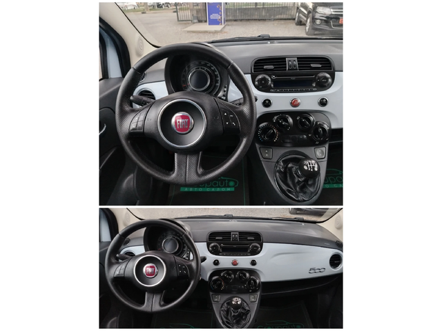 Fiat 500 1.2i-70к.с/КЛИМАТИК/RECARO!!! - автомобили, коли, обяви за нови и употребявани 9