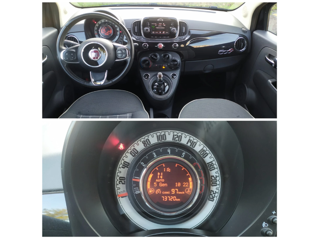 Fiat 500 1.2 Lounge, 70 к.с - автомобили, коли, обяви за нови и употребявани 10