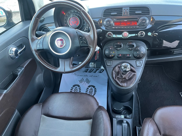 Fiat 500 1.4i-100-ITALIA - автомобили, коли, обяви за нови и употребявани 7