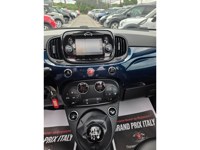 Fiat 500 CABRIO 70882km 2019г 1.2I-69к.с- EURO 6-ДАНИЯ - автомобили, коли, обяви за нови и употребявани 11