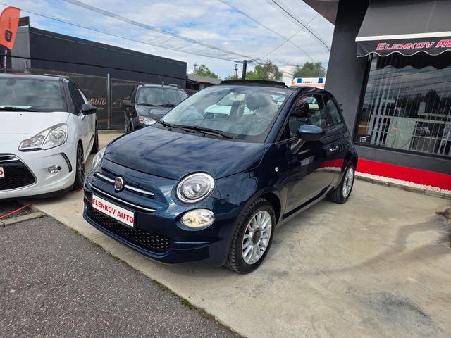 Fiat 500 CABRIO 70882km 2019г 1.2I-69к.с- EURO 6-ДАНИЯ - автомобили, коли, обяви за нови и употребявани 2