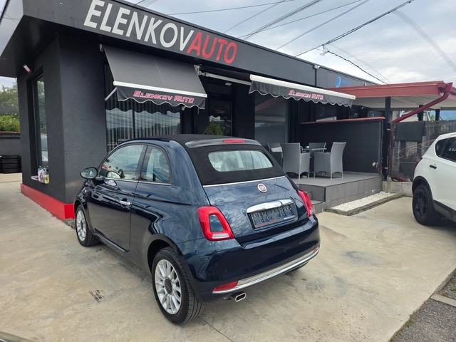 Fiat 500 CABRIO 70882km 2019г 1.2I-69к.с- EURO 6-ДАНИЯ - автомобили, коли, обяви за нови и употребявани 5