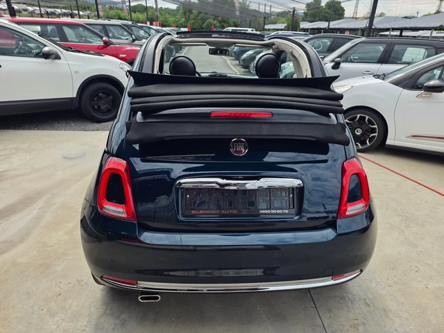 Fiat 500 CABRIO 70882km 2019г 1.2I-69к.с- EURO 6-ДАНИЯ - автомобили, коли, обяви за нови и употребявани 6