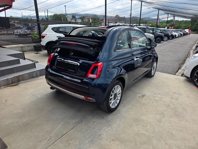 Fiat 500 CABRIO 70882km 2019г 1.2I-69к.с- EURO 6-ДАНИЯ - автомобили, коли, обяви за нови и употребявани 8
