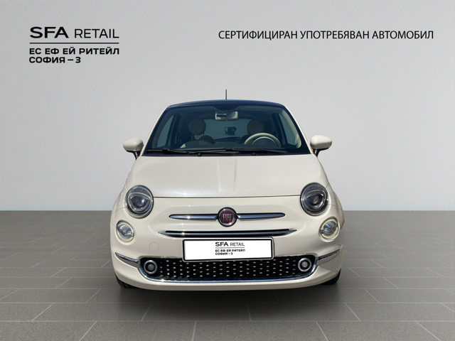 Fiat 500 LOUNGE 1.2 69 hp АВТОМАТИК EURO 6B - автомобили, коли, обяви за нови и употребявани 1