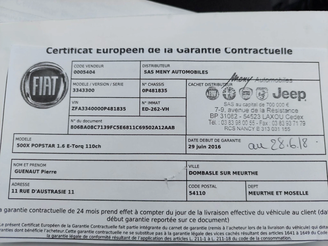 Fiat 500X 1, 6i E-torq EVO 110ps - автомобили, коли, обяви за нови и употребявани 15