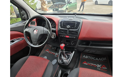 Fiat Doblo 1.4i-120kc= ЗАВОДСКИ МЕТАН= 6СК= КЛИМАТРОНИК - автомобили, коли, обяви за нови и употребявани 12
