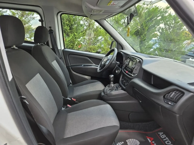 Fiat Doblo 1.3Multijet-95кс= EURO 6B= ПЪТНИЧЕСКИ= N1-5МЕСТА! - автомобили, коли, обяви за нови и употребявани 13