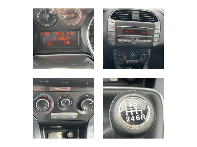 Fiat Punto 1.4I 90кс 6 СКОРОСТИ EURO 4 КЛИМАТИК - автомобили, коли, обяви за нови и употребявани 12