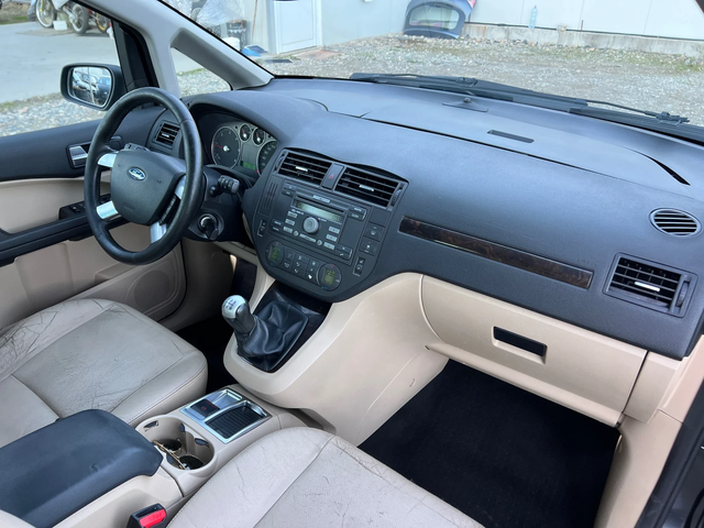 Ford C-max Ghia 1.8TDCI-115к.с/ Кожа/ Подгряване/ Автопилот - автомобили, коли, обяви за нови и употребявани 15