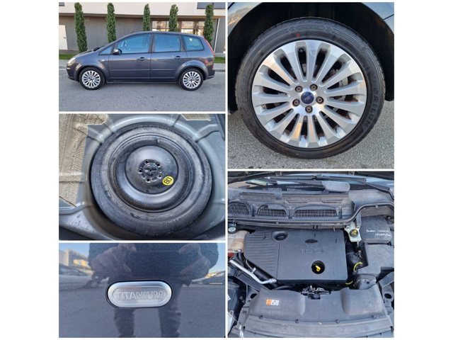 Ford C-max 1.8 / 116 к.с.TITANIUM - автомобили, коли, обяви за нови и употребявани 7