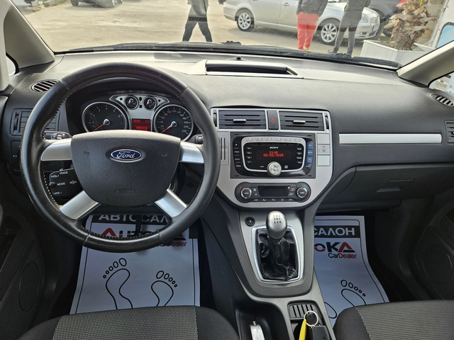 Ford C-max 2.0i-145кс= ФАБРИЧНА ГАЗ= 168.000км= КЛИМАТРОНИК - автомобили, коли, обяви за нови и употребявани 10