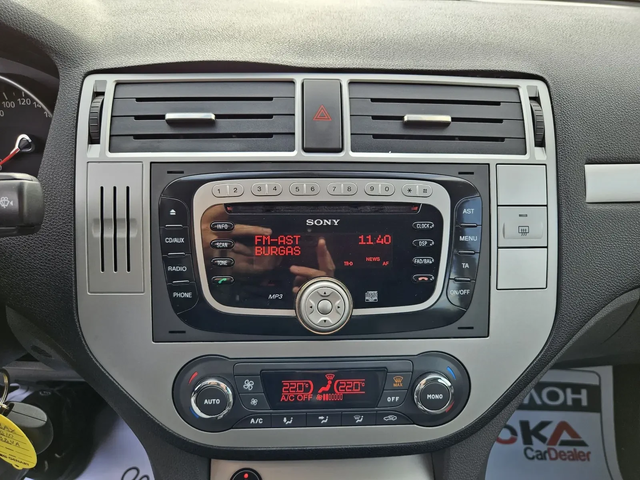 Ford C-max 2.0i-145кс= ФАБРИЧНА ГАЗ= 168.000км= КЛИМАТРОНИК - автомобили, коли, обяви за нови и употребявани 15