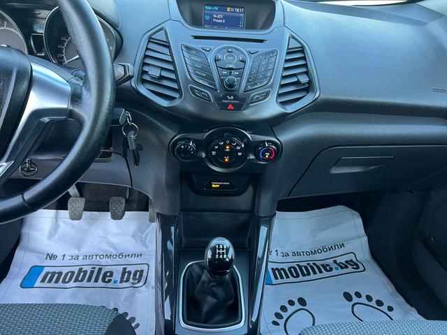 Ford EcoSport 1.5 TDCi 95k.s EURO 6B - автомобили, коли, обяви за нови и употребявани 14