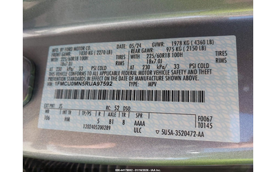 FORD Escape 1.5L I-3 DI, DOHC, VVT, TURBO, 180HP Front Wheel Drive - автомобили, коли, обяви за нови и употребявани 8