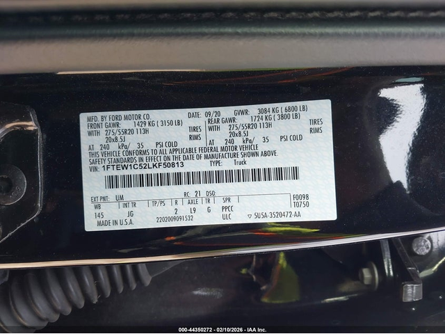 Ford F-150 5.0L V-8 DI, DOHC, VVT, 395HP 4X2 Drive - автомобили, коли, обяви за нови и употребявани 8