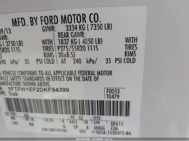 Ford F-150 5.0L V-8 DOHC, VVT, 360HP 4X4 Drive - автомобили, коли, обяви за нови и употребявани 8