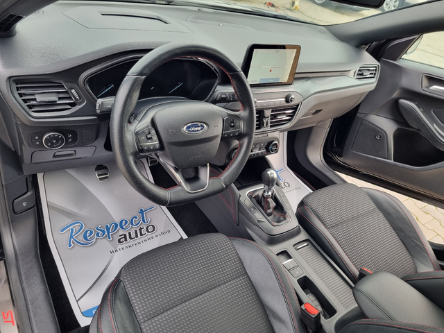 Ford Focus ST-LINE= 2020г.= 1.5D-120ps ОБСЛУЖЕН/EURO 6D - автомобили, коли, обяви за нови и употребявани 9