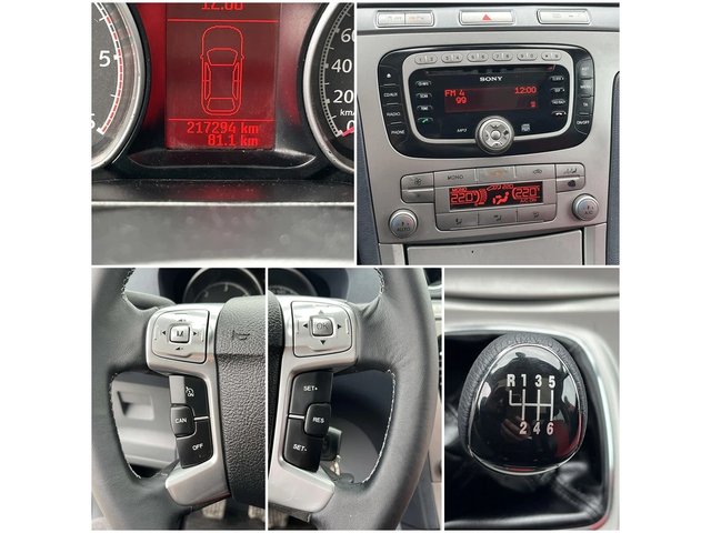 Ford Galaxy FACE GHIA 2.0TDI  140кс 7 МЕСТА КОЖА ВНОС ИТАЛИЯ - автомобили, коли, обяви за нови и употребявани 12