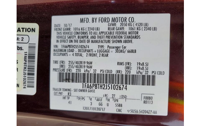 Ford Mustang 2.3L 4 REAR WHEEL DRIVE - автомобили, коли, обяви за нови и употребявани 11