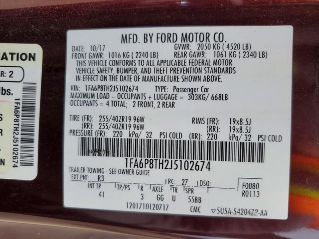 Ford Mustang 2.3L 4 REAR WHEEL DRIVE - автомобили, коли, обяви за нови и употребявани 11