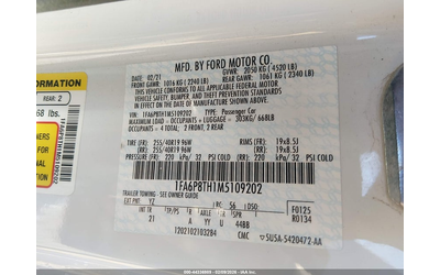 Ford Mustang 2.3L I-4 DI, DOHC, VVT, TURBO, 310HP Rear Wheel Drive - автомобили, коли, обяви за нови и употребявани 8