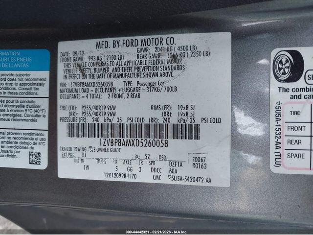 Ford Mustang 3.7L V-6 DOHC, VVT, 305HP Rear Wheel Drive - автомобили, коли, обяви за нови и употребявани 8