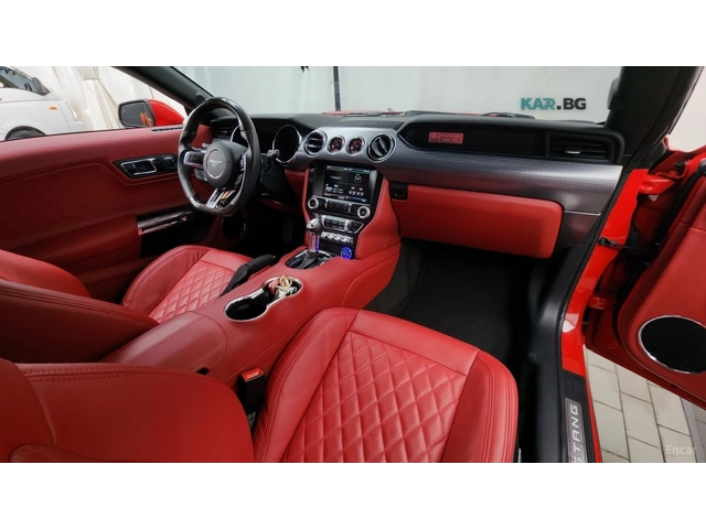 Ford Mustang 2.3* ПОДГРЕВ* ОБДУХВАНЕ* NAVI* КОЖА* - автомобили, коли, обяви за нови и употребявани 6