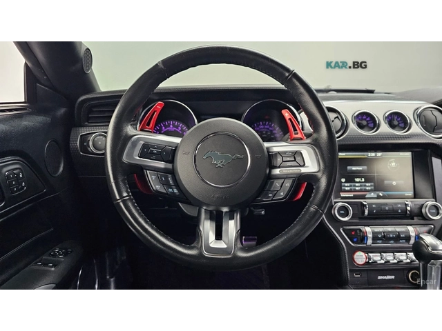 Ford Mustang 2.3* ПОДГРЕВ* ОБДУХВАНЕ* NAVI* КОЖА* CARBON - автомобили, коли, обяви за нови и употребявани 12
