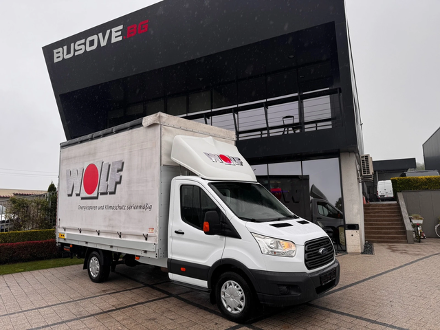 Ford Transit 2.0TDCI Щори + Падащ борд Клима Euro 6 - автомобили, коли, обяви за нови и употребявани 0