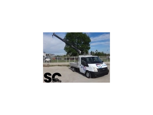 Ford Transit БОРДОВИ C KРАН#025# 1.75t/1.3m - автомобили, коли, обяви за нови и употребявани 0