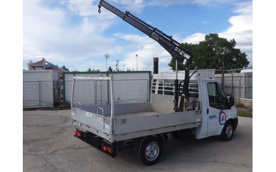 Ford Transit БОРДОВИ C KРАН#025# 1.75t/1.3m - автомобили, коли, обяви за нови и употребявани 12
