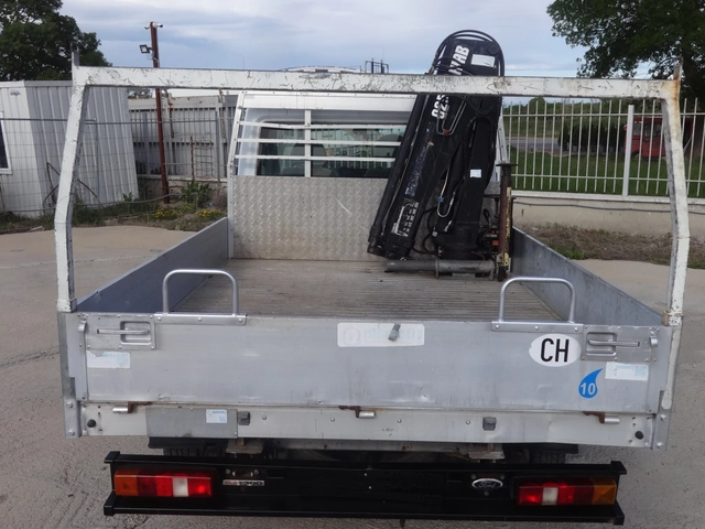 Ford Transit БОРДОВИ C KРАН#025# 1.75t/1.3m - автомобили, коли, обяви за нови и употребявани 13