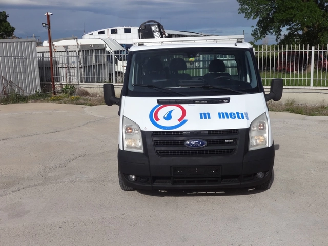 Ford Transit БОРДОВИ C KРАН#025# 1.75t/1.3m - автомобили, коли, обяви за нови и употребявани 2