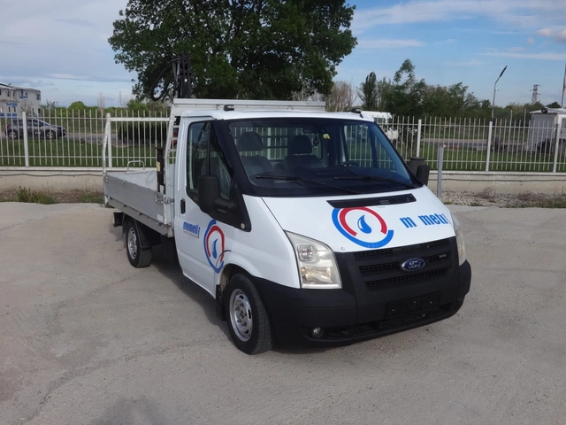 Ford Transit БОРДОВИ C KРАН#025# 1.75t/1.3m - автомобили, коли, обяви за нови и употребявани 8