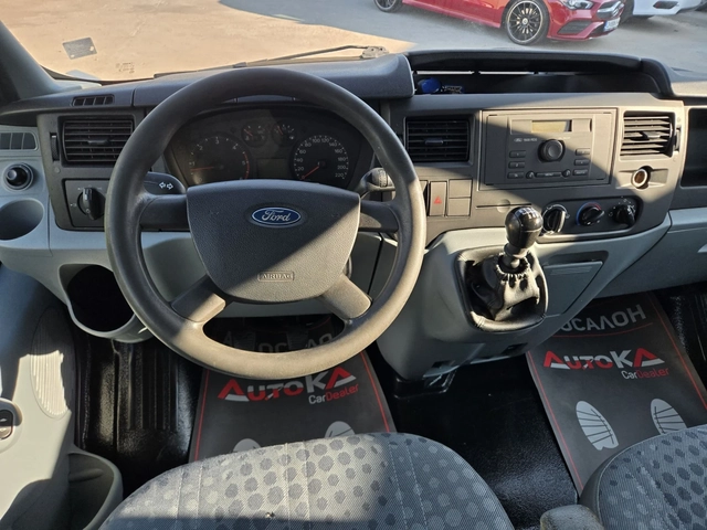 Ford Transit 2.4TD-116кс= КЛИМАТИК= ДЪЛГА БАЗА= 6МЕСТА - автомобили, коли, обяви за нови и употребявани 10