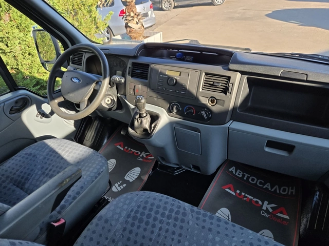 Ford Transit 2.4TD-116кс= КЛИМАТИК= ДЪЛГА БАЗА= 6МЕСТА - автомобили, коли, обяви за нови и употребявани 12